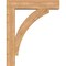 Ekena Millwork Thorton Block Smooth Bracket w/ Offset Brace, Western Red Cedar, 7 1/2"W x 34"D x 42"H BKT0806X34X42THR05SWR - alternate 4